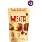 Antep Fıstık Dolgulu Çikolata Kaplı Çıtır Baklava 80 gr x 3 Adet - 100 gr