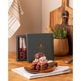 Antep Pazarı Lokum - Antep Fıstıklı Karışık Çeşnili Fitil Lokum 330 gr Nar Aromalı