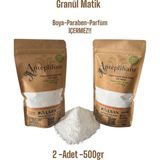 Anteplihanı Doğal Granül Sabun Tozu Bebek Çamaşırlarınıza Granül Matik %100 Bitkisel Bazlı 2x500 gr