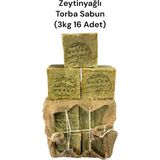 Anteplihanı Zeytinyağlı Doğal Yeşil Nizip Torba Sabunu 3 kg – 16 Adet