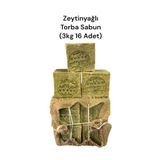 ANTEPLİHANI ZEYTİNYAĞLI (PRİNA) DOĞAL YEŞİL NİZİP TORBA SABUNU (3KG-16ADET)