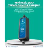 Antes Charge 22KW Taşınabilir (Mobil) Şarj Cihazı (Taşıma Çantası ve Ev Prizi Dönüştürücü Hediyeli)