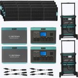 Antfea 2 Ad H2400 Taşınabilir Güç Kaynağı + 2 Ad BH2400 Batarya + 4 Ad 400W Güneş Paneli + 2 Ad Taşıma Römorku + H2400 Paralelleme Kablosu + 2 Ad Paralelleme Kablosu