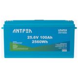 Antfea 25.6V 100AH Abs Lityum Akü Akıllı Ekran Lifepo4