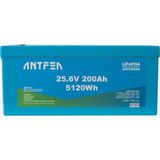 Antfea 25.6V (24V) 200Ah Abs Lityum Akü Akıllı Ekran Bluetooth Lifepo4