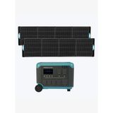 Antfea F3600 + 2 adet 400W Taşınabilir Güneş Paneli [ 3.6 kW / 3 kWh / 800 W ]