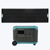 Antfea F3600 Ultra Taşınabilir Güç Kaynağı + 300W Taşınabilir Güneş Paneli [ 3.6 Kw / 3 Kwh / 300 W ]