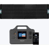 Antfea S1000 Pro Taşınabilir Güç Kaynağı + 300W Taşınabilir Güneş Paneli [ 1.2 Kw / 1 Kwh / 300 W ] - Çok Renkli