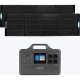 Antfea S2200 Pro Taşınabilir Güç Kaynağı + 2 Adet 300W Taşınabilir Güneş Paneli [ 2.4 Kw / 2.2 Kwh / 600 W ]