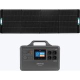 Antfea S2200 Pro Taşınabilir Güç Kaynağı + 300W Taşınabilir Güneş Paneli [ 2.4 Kw / 2.2 Kwh / 300 W ]