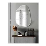 anthome Asimetrik Ayna 75X55 cm Konsol Aynası, Dresuar Aynası, Duvar Aynası, 1.kalite Şişecam Ayna