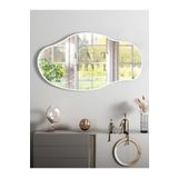 anthome Asimetrik Ayna, Konsol Aynası, Dresuar Aynası, Tuvalet Aynası, Şişecam Ayna 90x50cm