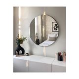 anthome Ayna / Yuvarlak Ayna / Dekoratif Ayna / Banyo Aynası/konsol Aynası/50 cm Çapında