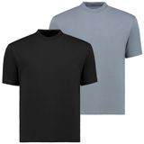 Anthony Jackson 2’li Kutu Premium Erkek Oversize Tişört Alessandro (AJ-306 D, L)