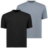 Anthony Jackson 2’li Kutu Premium Erkek Oversize Tişört Alessandro (AJ-306 D, M)