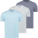 Anthony Jackson 3'lü Kutu Premium Erkek Tişört Starlight - Antrasit - Beyaz - Turkuaz - 5XL