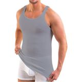 Anthony Jackson 5'li Kutu Premium Klasik Erkek Atlet Alexander Ekstra Uzun- Taranmış Ince Fitilli Organik Pamuk - 2XL - Gri