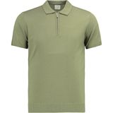 Anthony Jackson Erkek Fit Fermuarlı Triko Polo Tişört Stefano - 02-Haki - XL