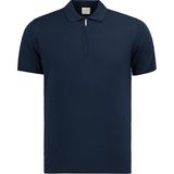 Anthony Jackson Erkek Fit Fermuarlı Triko Polo Tişört Stefano - 04L-Lacivert - XL