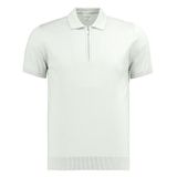 Anthony Jackson Erkek Fit Fermuarlı Triko Polo Tişört Stefano (AJ-601 - Beyaz, XL)