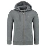 Anthony Jackson Erkek Kapüşonlu Sweatshirt, Logo Baskılı, Regular Fit, Pamuklu, Siyah (ANTRASİT MELANJ, 4XL)