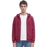 Anthony Jackson Erkek Kapüşonlu Sweatshirt, Logo Baskılı, Regular Fit, Pamuklu, Siyah (BORDO, S)