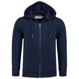Anthony Jackson Erkek Kapüşonlu Sweatshirt, Logo Baskılı, Regular Fit, Pamuklu,(LACİVERT, 2XL)