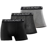 Anthony Jackson Likralı 3'lü Kutu Premium Erkek Boxer (AXEL, XL)