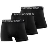 Anthony Jackson Likralı 3'lü Kutu Premium Erkek Boxer (FELIX, S)