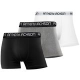 Anthony Jackson Likralı 3'lü Kutu Premium Erkek Boxer (HARWEY, XL)