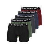 Anthony Jackson Likralı 5'li Kutu Premium Erkek Modal Boxer Vegas - 3XL - Çok Renkli
