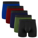 Anthony Jackson Likralı 5'li Kutu Premium Uzun Paçalı Erkek Boxer ShadowLine (AJ-350 C, M)