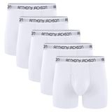 Anthony Jackson Likralı 5'li Kutu Premium Uzun Paçalı Erkek Boxer ShadowLine (AJ-350 F, M)