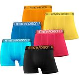 Anthony Jackson Likralı 6'lı Kutu Premium Erkek Boxer Color (BOSS, XL)
