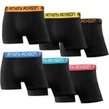 Anthony Jackson Likralı 6'lı Kutu Premium Erkek Boxer Color (MASSIMO, S)