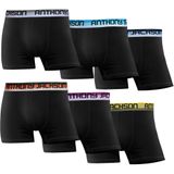 Anthony Jackson Likralı 6'lı Kutu Premium Erkek Boxer Color (MORATA, L)