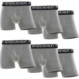 Anthony Jackson Likralı 6'lı Kutu Premium Erkek Boxer Storm - 5XL - Füme