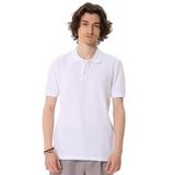 Anthony Jackson Premium Erkek Polo Yaka Tişört Giorgio (Beyaz, S)
