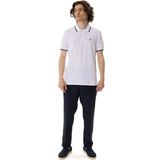 Anthony Jackson Premium Erkek Polo Yaka Tişört Morelli (Beyaz, 2XL)