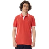 Anthony Jackson Premium Erkek Polo Yaka Tişört Morelli (Nar Çiçeği, L)