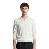 Anthony Jackson Premium Erkek Polo Yaka Triko Kazak Massimiliano (BEYAZ, S)