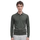 Anthony Jackson Premium Erkek Polo Yaka Triko Kazak Massimiliano (HAKİ, 2XL)