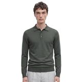 Anthony Jackson Premium Erkek Polo Yaka Triko Kazak Massimiliano (HAKİ, L)