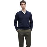 Anthony Jackson Premium Erkek Polo Yaka Triko Kazak Massimiliano - Lacivert