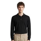 Anthony Jackson Premium Erkek Polo Yaka Triko Kazak Massimiliano (SİYAH, S)