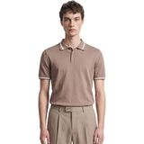 Anthony Jackson Premium Erkek Triko Polo Tişört Alberto - Açık Kahverengi