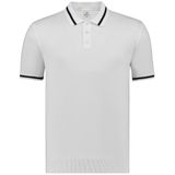 Anthony Jackson Premium Erkek Triko Polo Tişört, Alberto (Beyaz, 2XL)