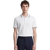 Anthony Jackson Premium Erkek Triko Polo Tişört Alberto - Beyaz