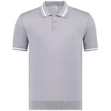 Anthony Jackson Premium Erkek Triko Polo Tişört, Alberto (Gri, M)