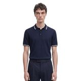 Anthony Jackson Premium Erkek Triko Polo Tişört, Alberto (Lacivert, M)